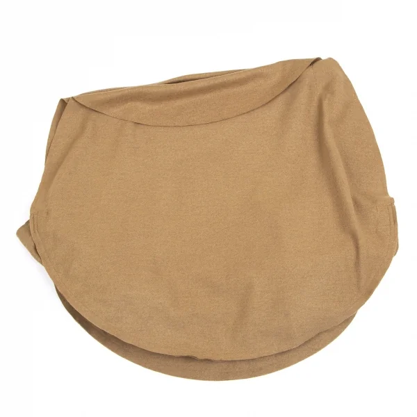 イッセイミヤケISSEY MIYAKE 132 5. ARC WOOL ウールナイロンサークルシルエットトップス キャメル3位 K-101874_004