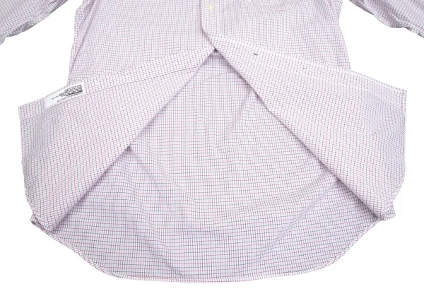 インディビジュアライズドシャツINDIVIDUALIZED SHIRTS ウインドウペンチェックボタンダウンシャツ 白赤黒M位 K-101888_010