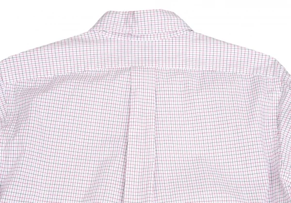 インディビジュアライズドシャツINDIVIDUALIZED SHIRTS ウインドウペンチェックボタンダウンシャツ 白赤黒M位 K-101888_012