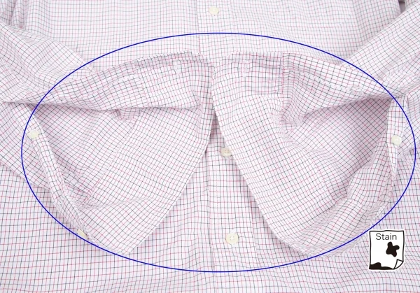 インディビジュアライズドシャツINDIVIDUALIZED SHIRTS ウインドウペンチェックボタンダウンシャツ 白赤黒M位 K-101888_008