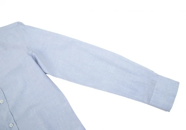 メゾンマルタンマルジェラMaison Martin Margiel 14 パピートゥースボタンダウンシャツ 水色46 K-101893_006