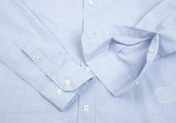 メゾンマルタンマルジェラMaison Martin Margiel 14 パピートゥースボタンダウンシャツ 水色46 K-101893_007