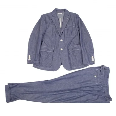 エンジニアードガーメンツENGINEERED GARMENTS ダンガリーセットアップスーツ インディゴ