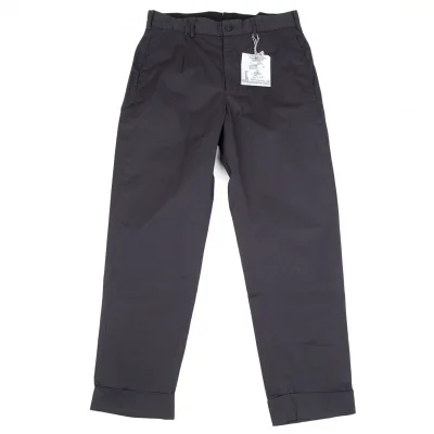 エンジニアードガーメンツENGINEERED GARMENTS コットン裾ダブルパンツ 紺