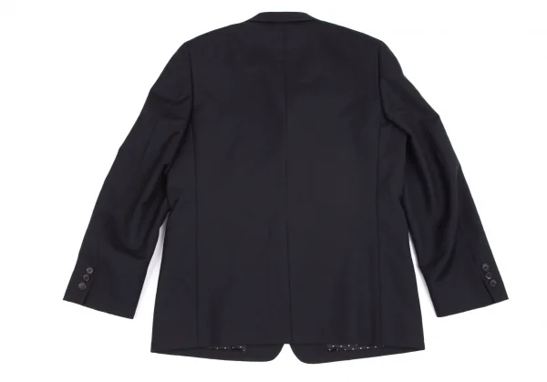 コムデギャルソン オムドゥCOMME des GARCONS HOMME DEUX ウール3Bジャケット 濃紺S K-101912_010
