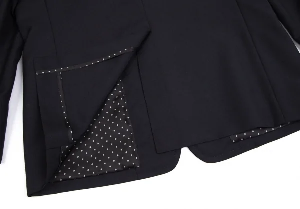 コムデギャルソン オムドゥCOMME des GARCONS HOMME DEUX ウール3Bジャケット 濃紺S K-101912_011