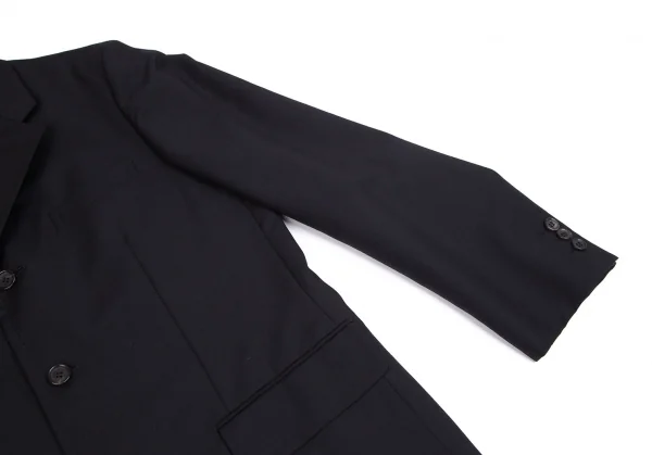 コムデギャルソン オムドゥCOMME des GARCONS HOMME DEUX ウール3Bジャケット 濃紺S K-101912_005