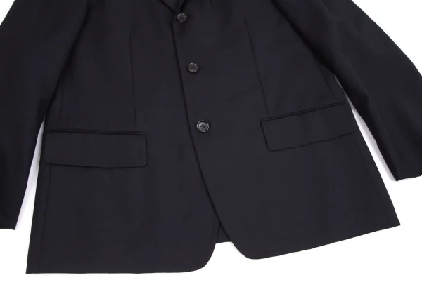 コムデギャルソン オムドゥCOMME des GARCONS HOMME DEUX ウール3Bジャケット 濃紺S K-101912_007