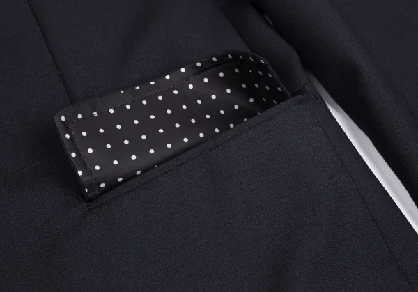 コムデギャルソン オムドゥCOMME des GARCONS HOMME DEUX ウール3Bジャケット 濃紺S K-101912_008