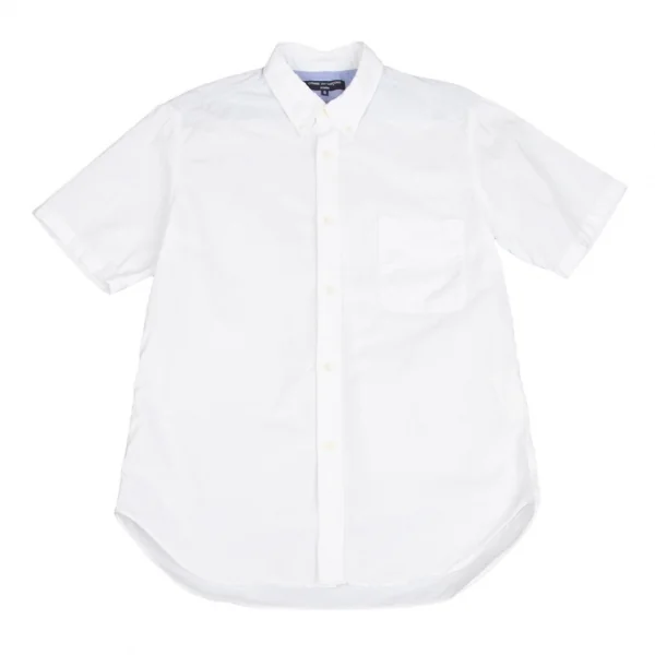 COMME des GARCONS HOMME Cotton Short Sleeve Shirt White S K-101919_001