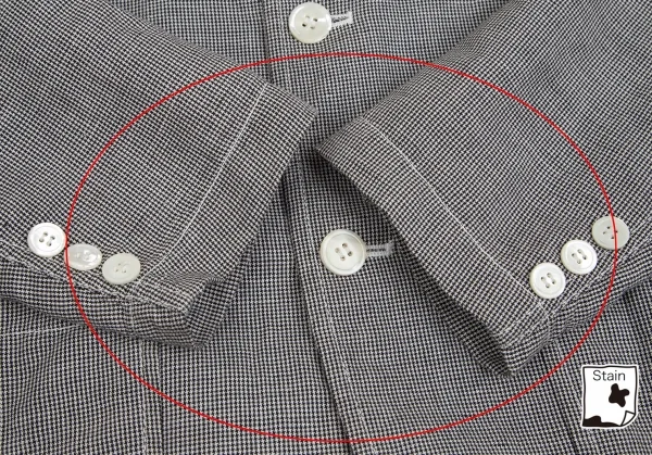 コムデギャルソン オムCOMME des GARCONS HOMME コットンリネンハウンドトゥースパッカリングジャケット 白黒S K-101922_008