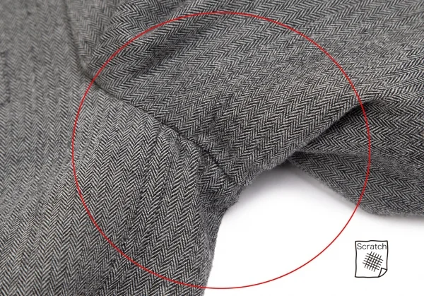 コムデギャルソン オムCOMME des GARCONS HOMME ストレッチヘリンボーン3Bジャケット グレーS K-101929_004
