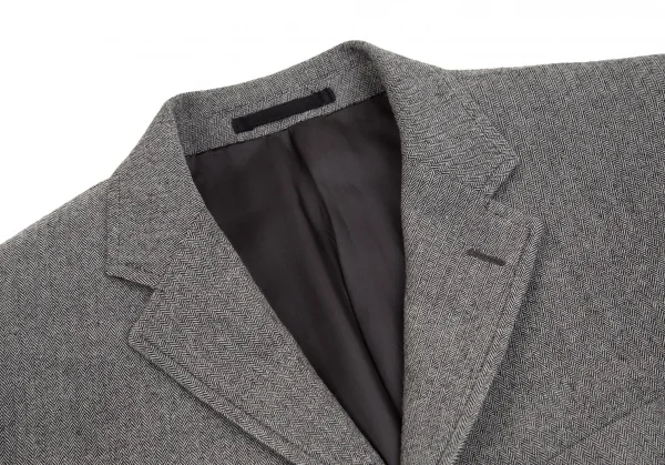 コムデギャルソン オムCOMME des GARCONS HOMME ストレッチヘリンボーン3Bジャケット グレーS K-101929_005