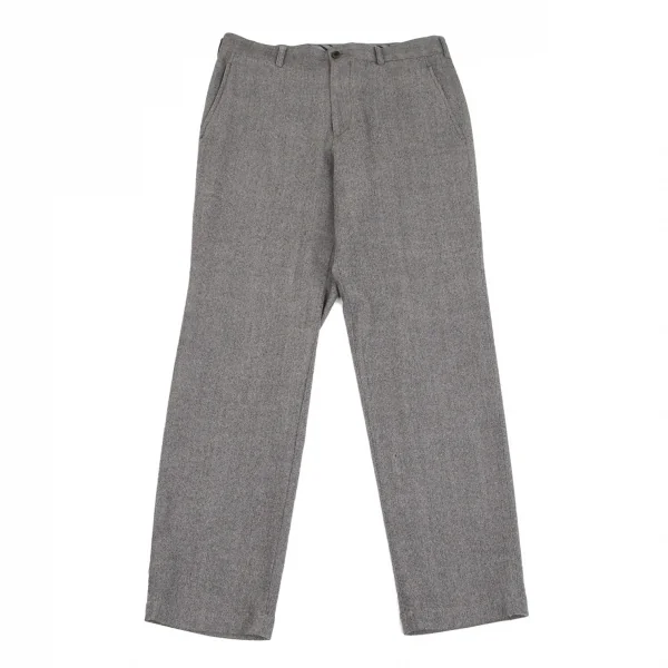 コムデギャルソン オムCOMME des GARCONS HOMME ストレッチヘリンボーンテーパードパンツ グレーS K-101930_001