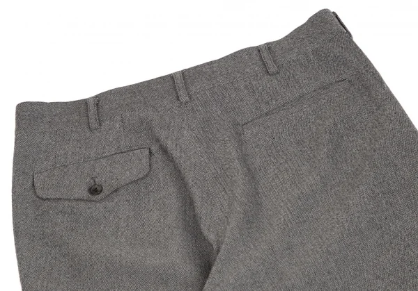 コムデギャルソン オムCOMME des GARCONS HOMME ストレッチヘリンボーンテーパードパンツ グレーS K-101930_011