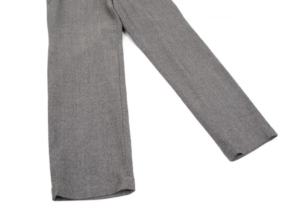 コムデギャルソン オムCOMME des GARCONS HOMME ストレッチヘリンボーンテーパードパンツ グレーS K-101930_008