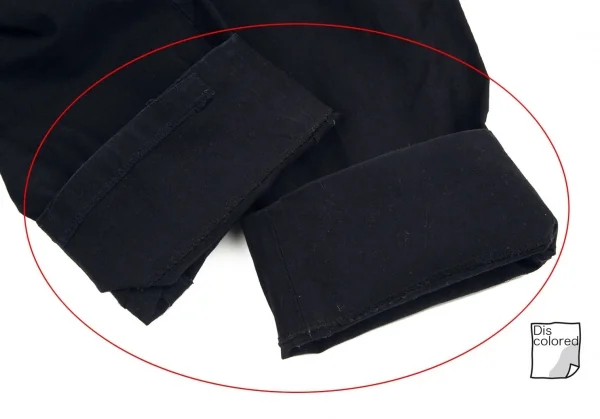 コムデギャルソン オムCOMME des GARCONS HOMME 見返しペイズリーコットンワークパンツ 濃紺S K-101936_011