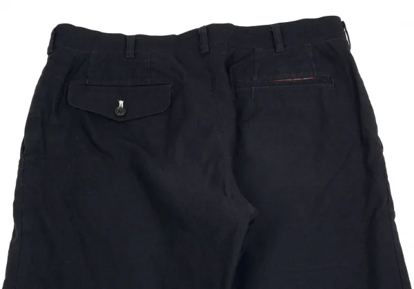 コムデギャルソン オムCOMME des GARCONS HOMME 見返しペイズリーコットンワークパンツ 濃紺S K-101936_013