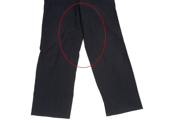 コムデギャルソン オムCOMME des GARCONS HOMME 見返しペイズリーコットンワークパンツ 濃紺S K-101936_008