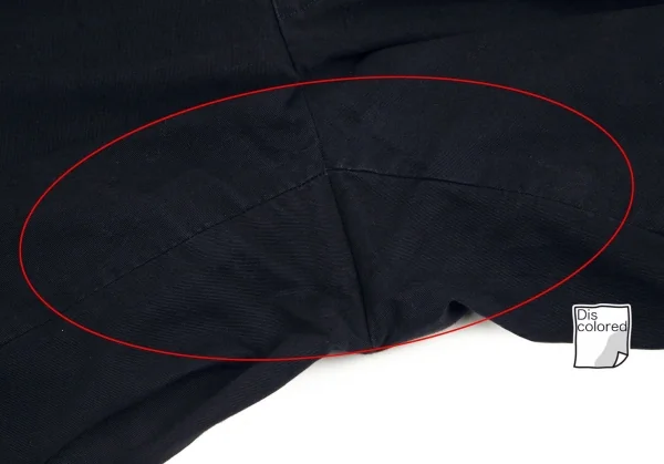 コムデギャルソン オムCOMME des GARCONS HOMME 見返しペイズリーコットンワークパンツ 濃紺S K-101936_009