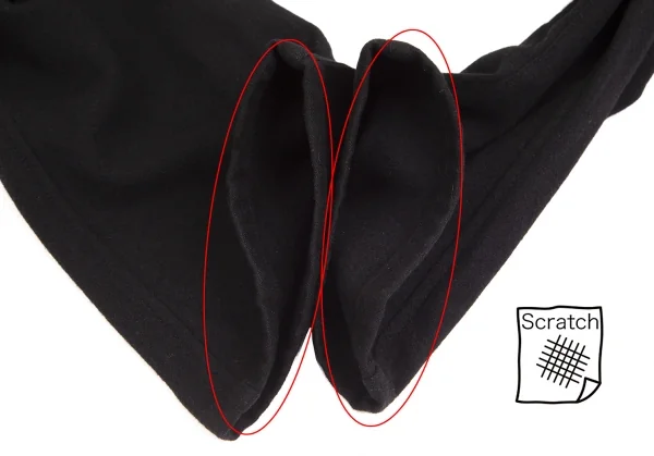 コムデギャルソン オムCOMME des GARCONS HOMME ウールナイロンバックジップポケットパンツ 黒L K-101941_010