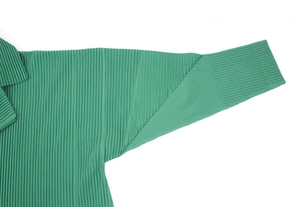 オムプリッセ イッセイ ミヤケHOMME PLISSE ISSEY MIYAKE プリーツダブルジップライダースコート ライトグリーン3 K-102003_005