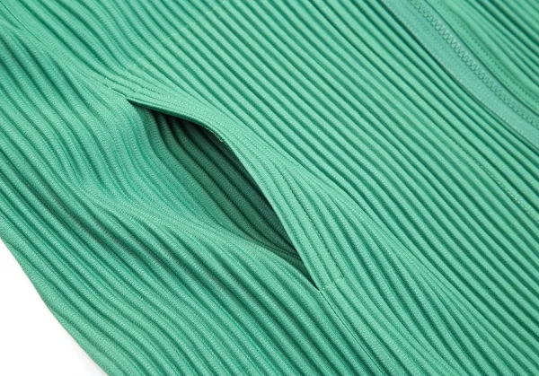 オムプリッセ イッセイ ミヤケHOMME PLISSE ISSEY MIYAKE プリーツダブルジップライダースコート ライトグリーン3 K-102003_008