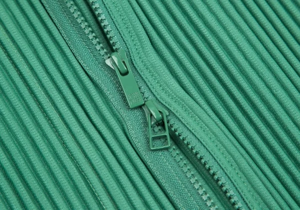 オムプリッセ イッセイ ミヤケHOMME PLISSE ISSEY MIYAKE プリーツダブルジップライダースコート ライトグリーン3 K-102003_009