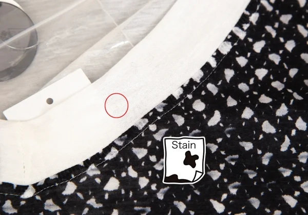 リミフゥLIMI feu Vネックフリンジプリント半袖カットソー オフS K-102011_006