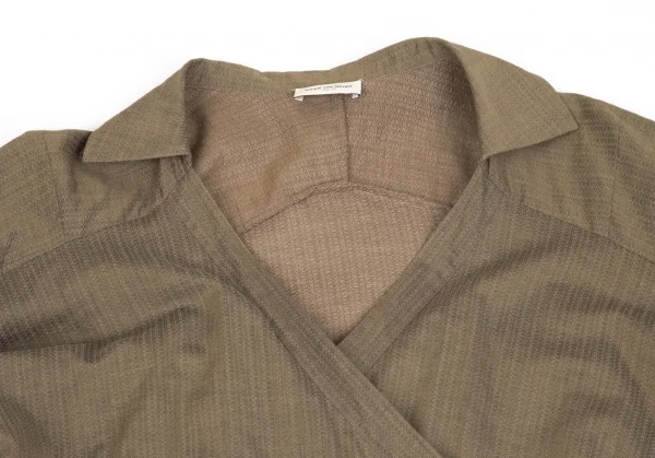 ドリスヴァンノッテンDRIES VAN NOTEN コットンカシュクールシャツ カーキ36 K-102031_003