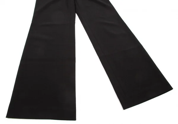 イッセイミヤケ フェットISSEY MIYAKE FETE ポリワイドストレートパンツ 黒3 K-102037_006