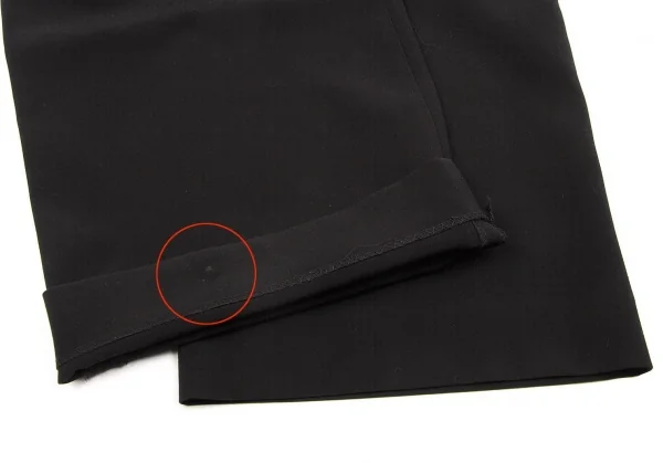 イッセイミヤケ フェットISSEY MIYAKE FETE ポリワイドストレートパンツ 黒3 K-102037_007