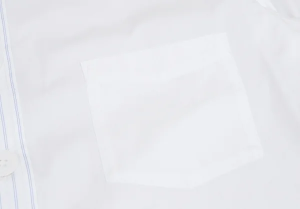 ワイズフォーメンY's for men コットンストライプテープボタンデザインシャツ 白3 K-102048_006