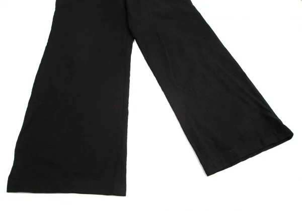 ワイズフォーメンY's for men ウールポケットパイピングワイドパンツ 黒4 K-102059_011