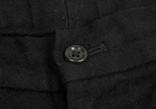 ワイズフォーメンY's for men ウールポケットパイピングワイドパンツ 黒4 K-102059_007