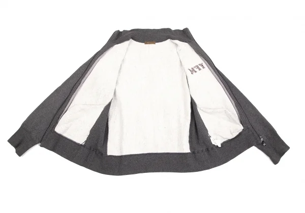 Y's for men Logo Embroidery Double Zip Sweat shirt K-102062_011