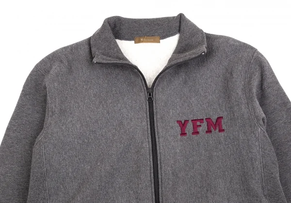 Y's for men Logo Embroidery Double Zip Sweat shirt K-102062_002