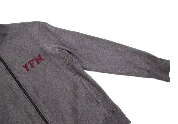 Y's for men Logo Embroidery Double Zip Sweat shirt K-102062_004