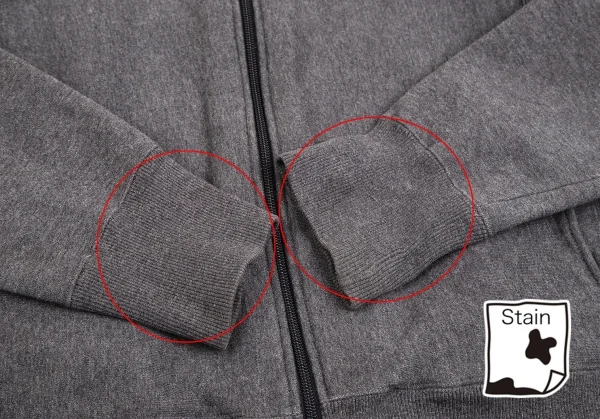 Y's for men Logo Embroidery Double Zip Sweat shirt K-102062_006