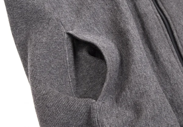 Y's for men Logo Embroidery Double Zip Sweat shirt K-102062_009