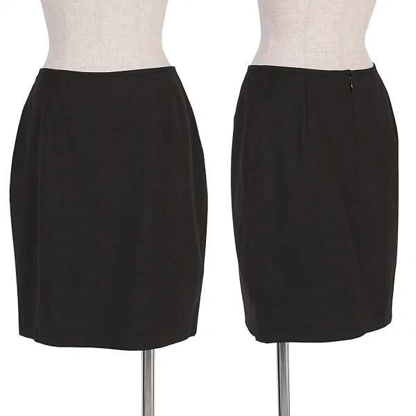 ジャンポールゴルチエ クラシックJean Paul GAULTIER CLASSIQUE ウールスカート 黒42 K-102132_001