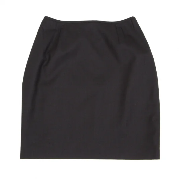 ジャンポールゴルチエ クラシックJean Paul GAULTIER CLASSIQUE ウールスカート 黒42 K-102132_002