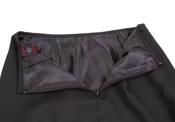 ジャンポールゴルチエ クラシックJean Paul GAULTIER CLASSIQUE ウールスカート 黒42 K-102132_008