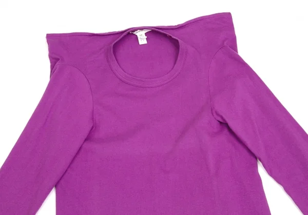 コムデギャルソンCOMME des GARCONS スクエアデザインカットソー 紫SS K-102141_003