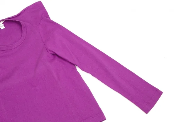 コムデギャルソンCOMME des GARCONS スクエアデザインカットソー 紫SS K-102141_005
