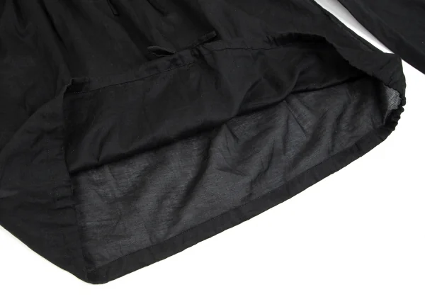 ジャンポールゴルチエJPG フロントリボン絞りデザインオフショルダーシースルートップス 黒40 K-102143_011