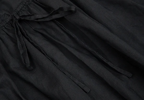 ジャンポールゴルチエJPG フロントリボン絞りデザインオフショルダーシースルートップス 黒40 K-102143_006