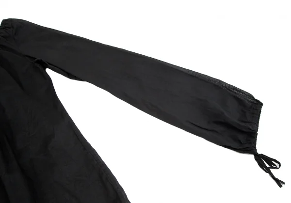 ジャンポールゴルチエJPG フロントリボン絞りデザインオフショルダーシースルートップス 黒40 K-102143_007