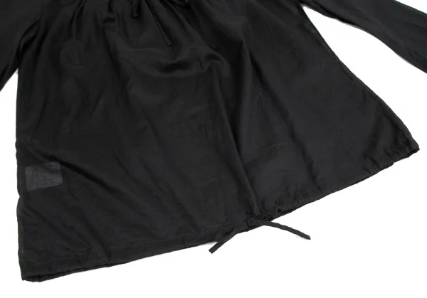 ジャンポールゴルチエJPG フロントリボン絞りデザインオフショルダーシースルートップス 黒40 K-102143_009