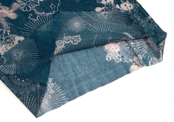 ジャンポールゴルチエJean Paul GAULTIER フラワーフリルパワーネットキャミソール 青白40 K-102144_007